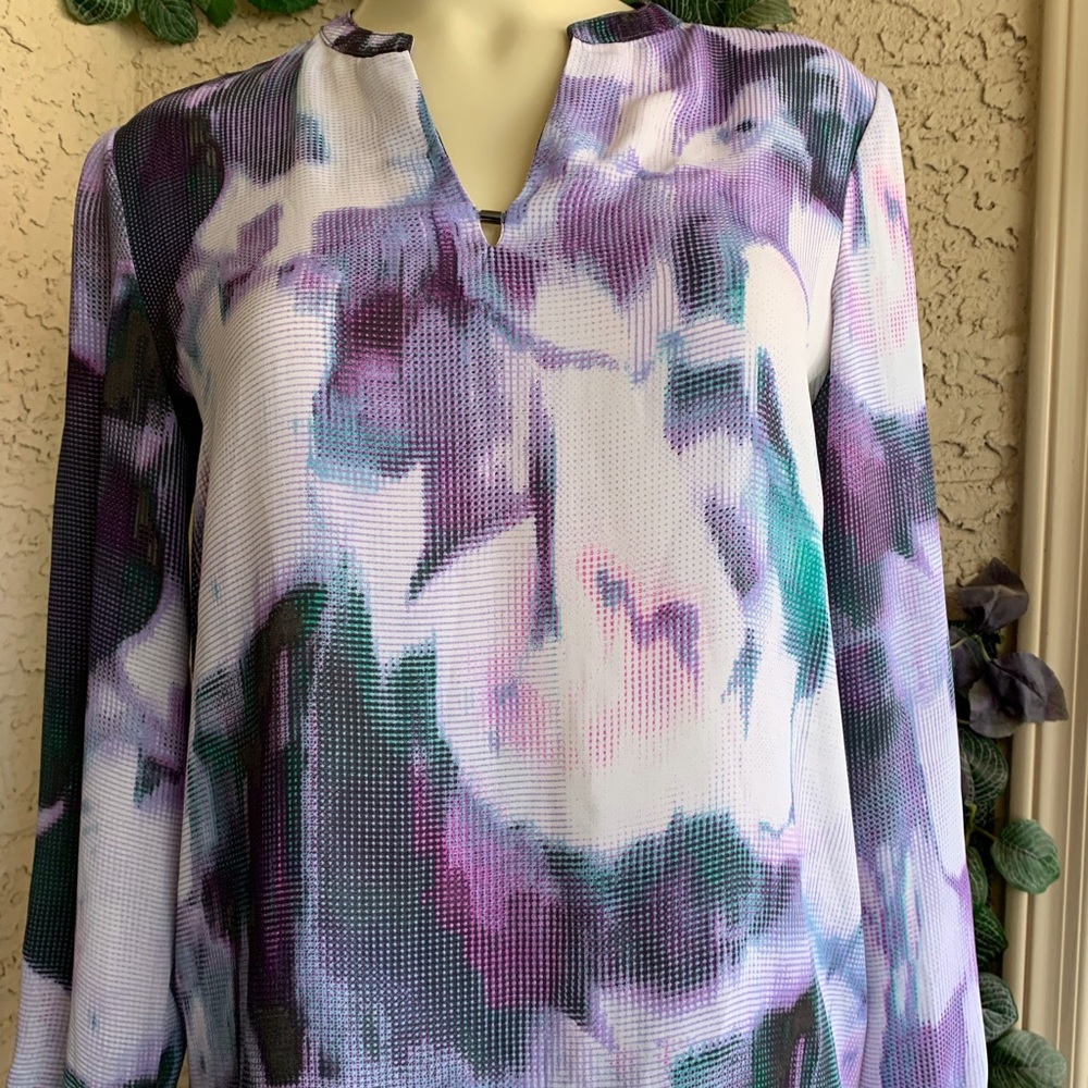 Calvin Klein Abstract Blouse